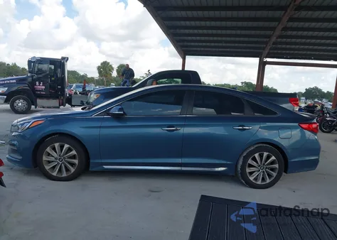 2016 Hyundai Sonata Sport from USA, damaged, VIN 5NPE34AFXGH393073